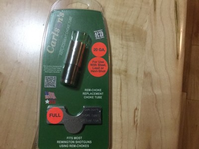 Carlson's Choke Tube Remington 20 ga / Full
