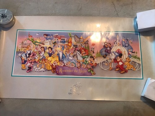 Walt Disney World 25th Anniversary Remember the Magic Poster