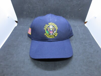 Blue Embroidered J.F.K. Memorial Hyannis, MA Snapback Baseball Hat / Cap Unisex