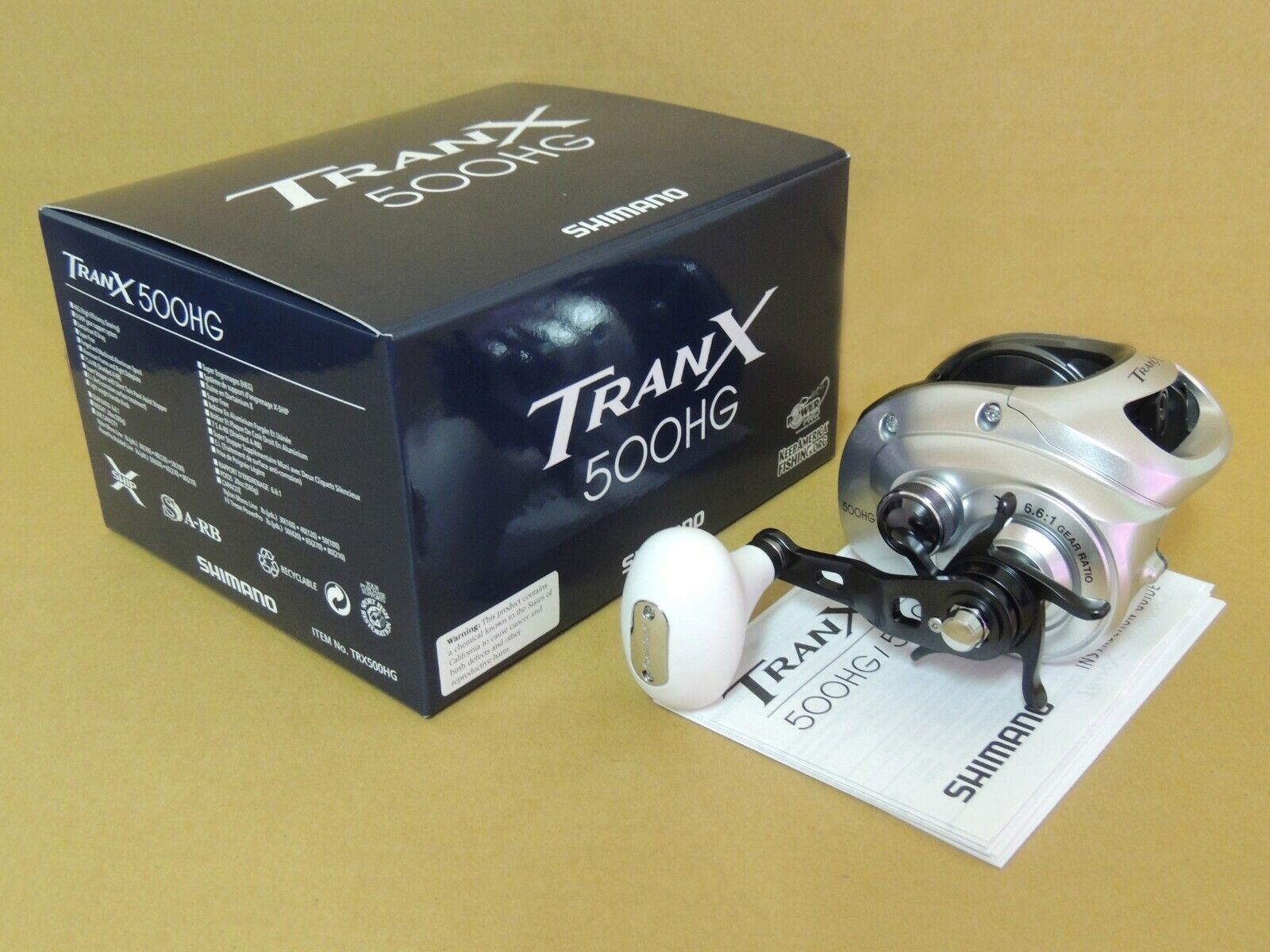 SHIMANO TRANX 500HG 500 HG RIGHT HAND BAITCASTING REEL *1-3 SHIMANO TRANX 500HG 500 HG RIGHT HAND BAITCASTING REEL *1-3