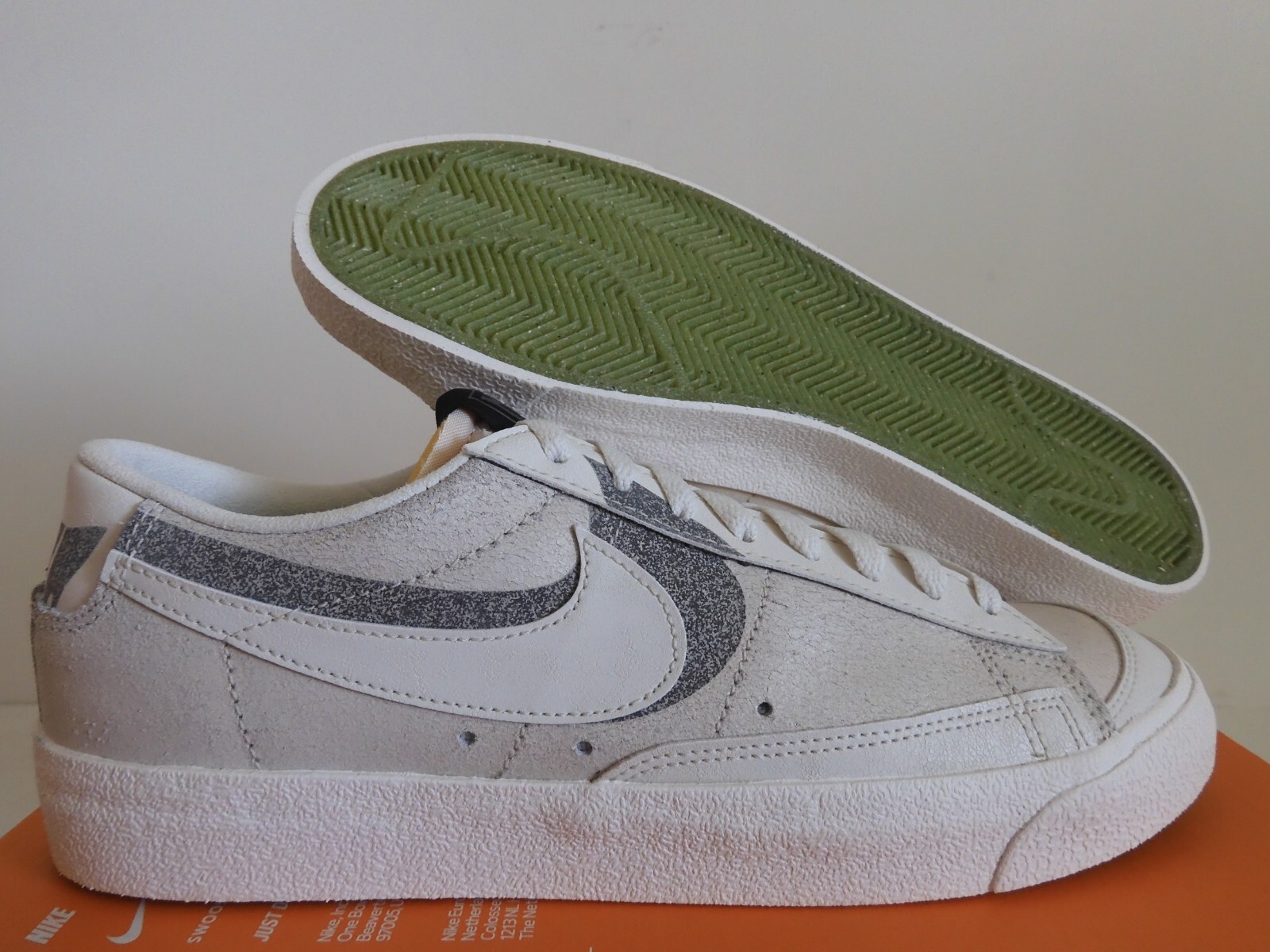 靴 nike blazer low prm vntg 27cm Nike Blazer Low 77 PRM Tartan White Stadium Green Men Casual