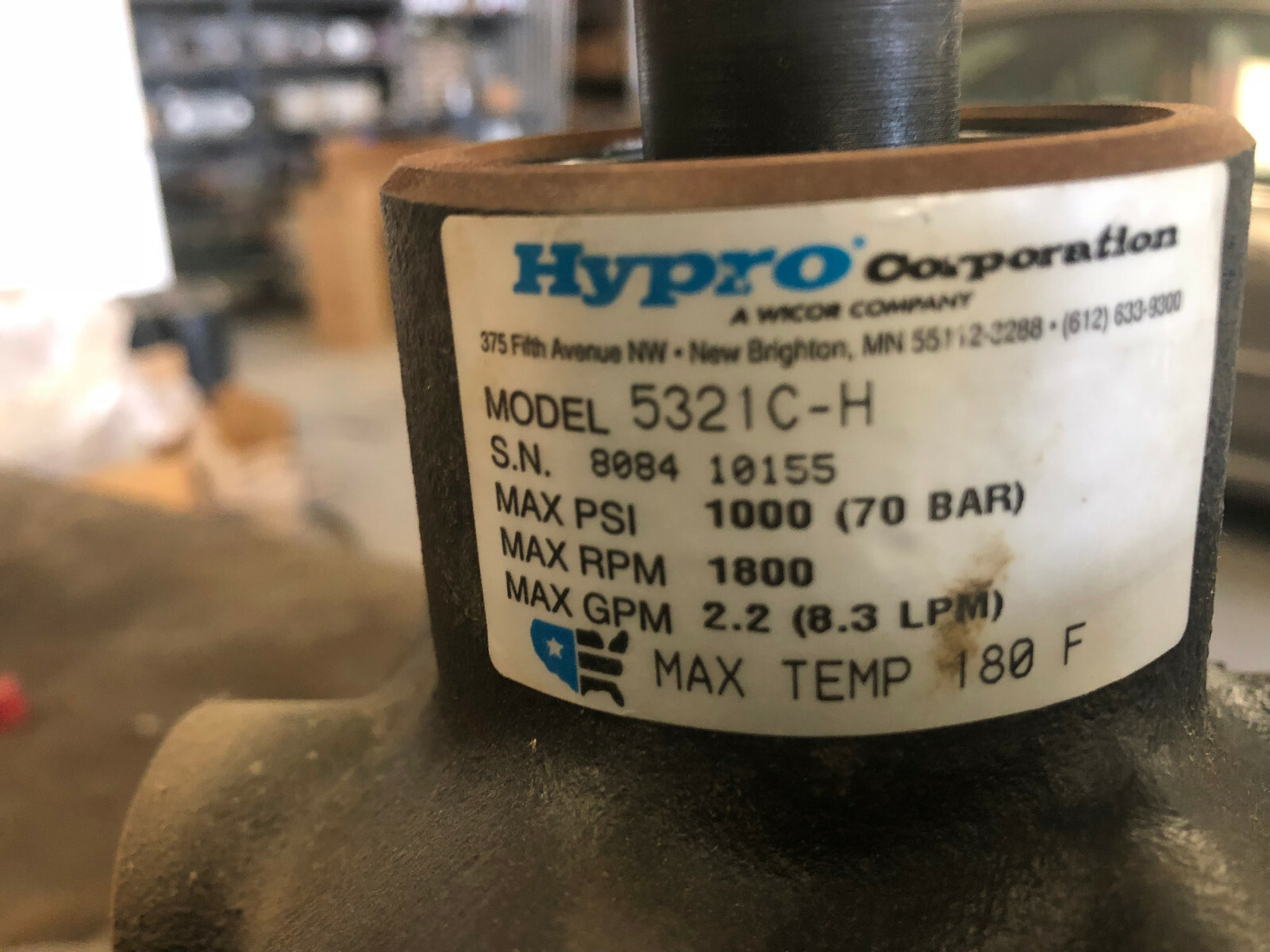 pump-Hypro sprayer piston