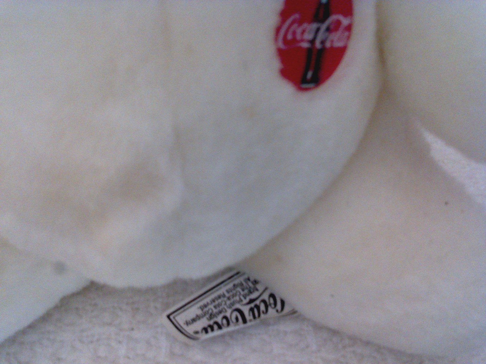 Coca Cola plush bear