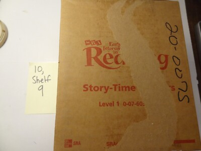 Unopened SRA Early Interventions in Reading Level 1 Story Time Readers Set of 60