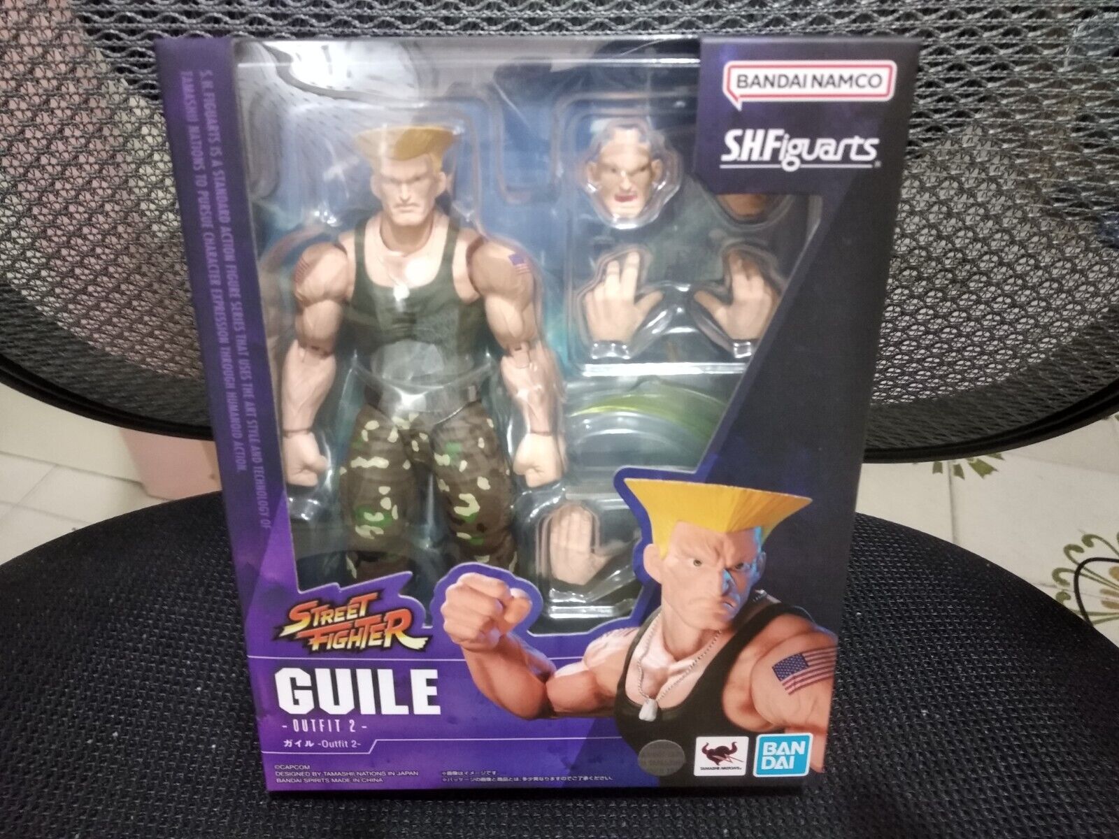 Bandai S.H. Figuarts - Street Fighter - Guile Outfit 2 Bandai S.H. Figuarts - Street Fighter - Guile Outfit 2
