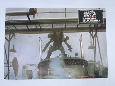 Mad Max 2 Signed South America Mini Poster George Miller Autograph Vintage RARE