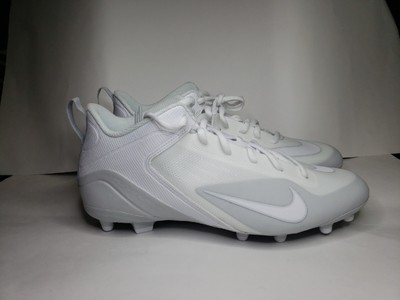 Men's 10.5 Nike Alpha Huarache 8 Varsity Lacrosse/Football Cleats CZ6558-100 New