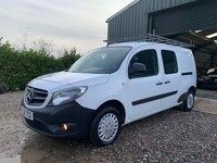 2016 MERCEDES CITAN 111CDI 110 BHP 6 SPEED LWB FACTORY 5 SEAT CREW VAN **NO VAT*