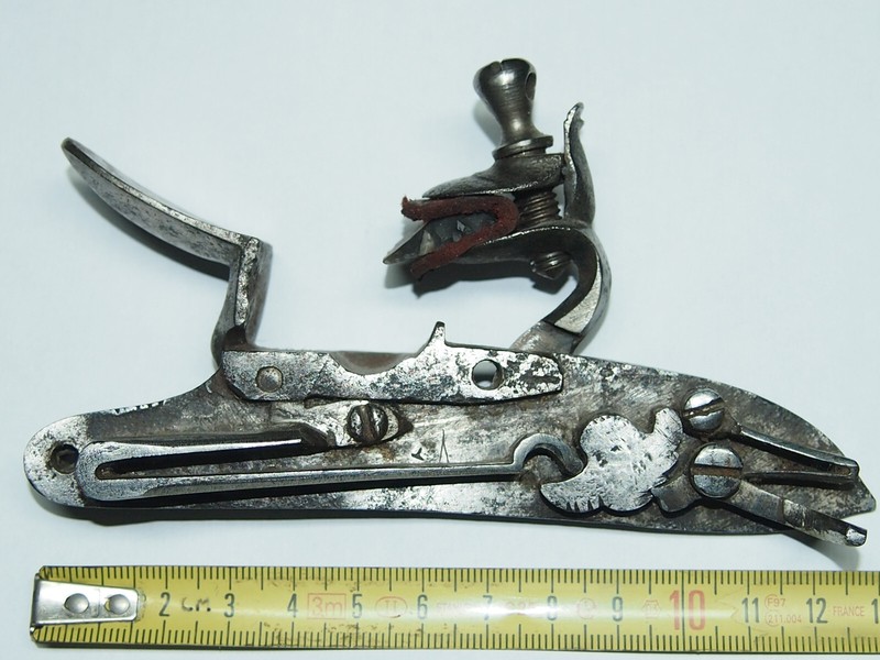 Platine A Silex 18Ã¨Me / DÃ©But 19Ã¨Me Avec Son Silex Pour ModÃLe Ã  Identifier