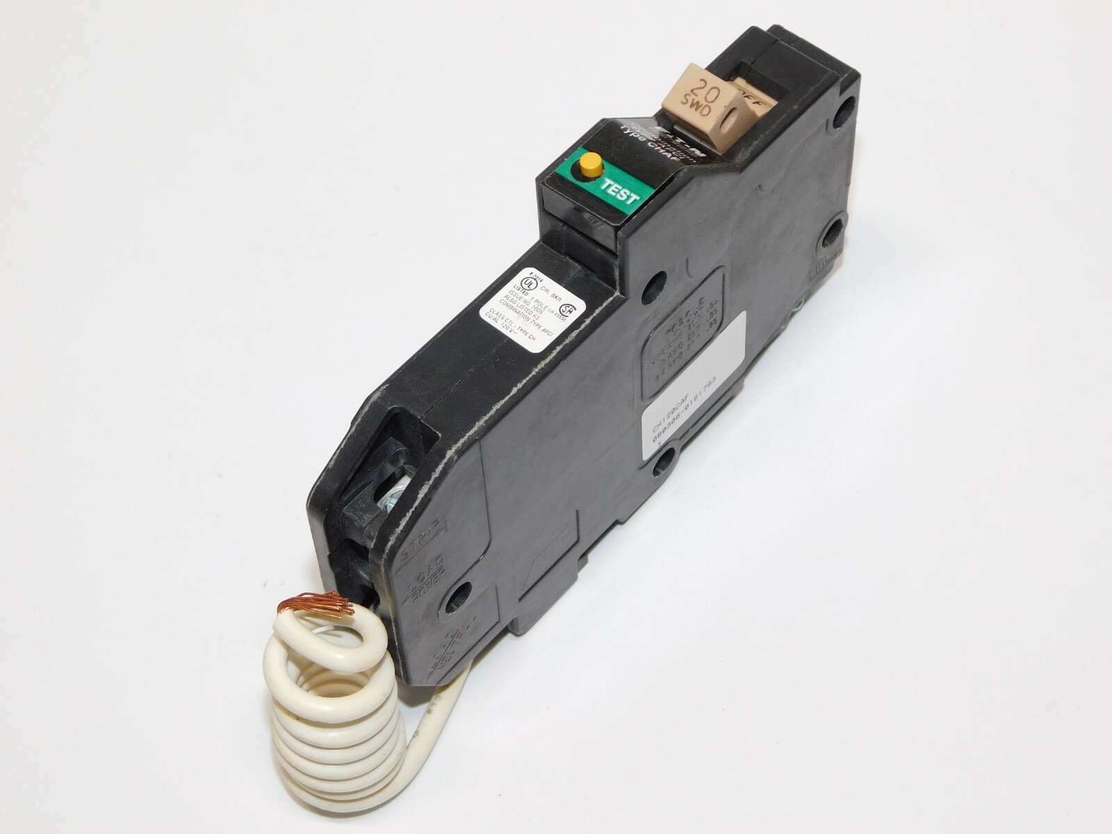 NEW CUTLER HAMMER CH120CAF 20A 1POLE 120/240V AFCI ARC FAULT CHAF CH