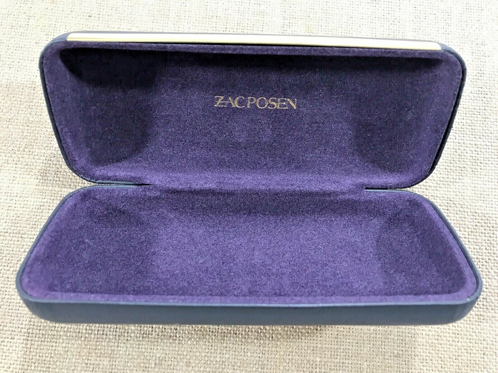 Original ZAC POSEN Eyeglass Case Black w/Gold Logo and  display picture 1