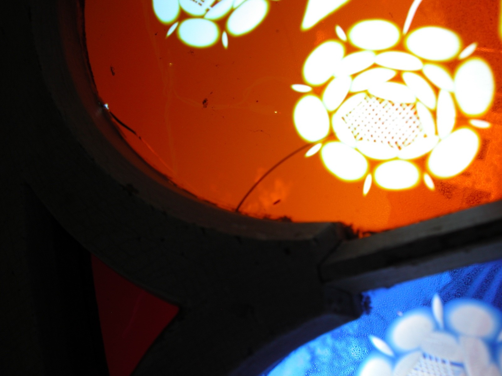 Arched Victorian Wheel Cut Flash Glass Stained Glass Window Rare 1880's