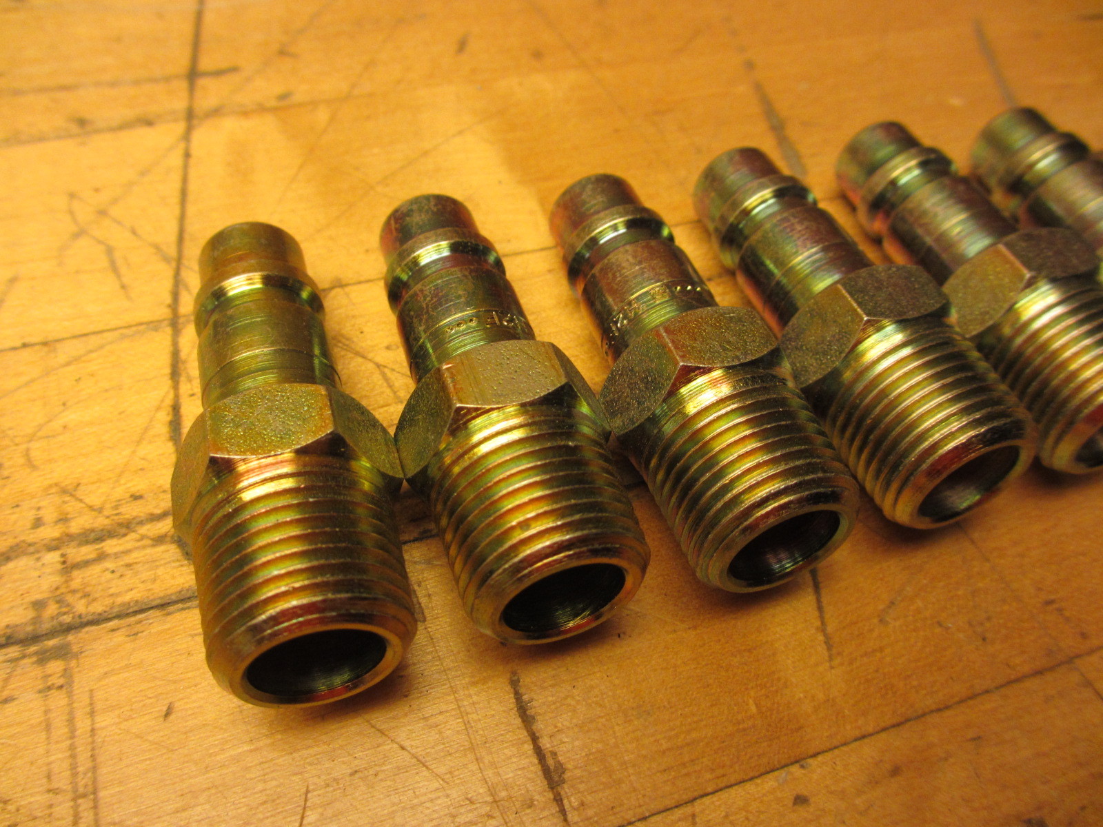 Parker H2F Lot of 6 Air Hose Coupler 1/2