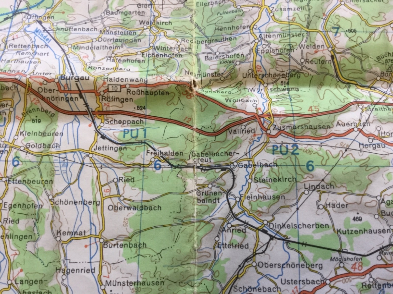 AMS 1959  map series M501 Western Europe MUNCHEN English and German 1963 edition