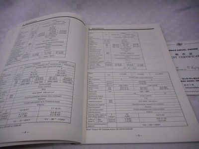 Yanmar TN Series Diesel Operation Manual, 4 Languages, Nice, 3TN, 4TN