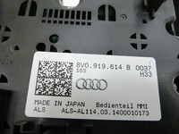 Audi A3 8V 12-16 Bedienteil Bedienelement Klimabedienteil Audi A3 8V 12-16 17.06.2014 8V0919614B gebraucht Vorschau 5