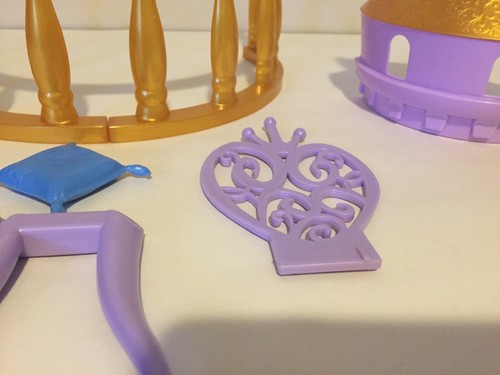 2010 Ultimate Dream Castle Disney Princess Replacement Parts Balcony and randoms