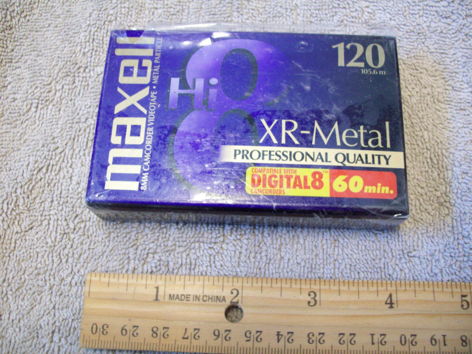 Maxell Hi 8 XR-Metal professional 8mm camcorder videotape 120 min