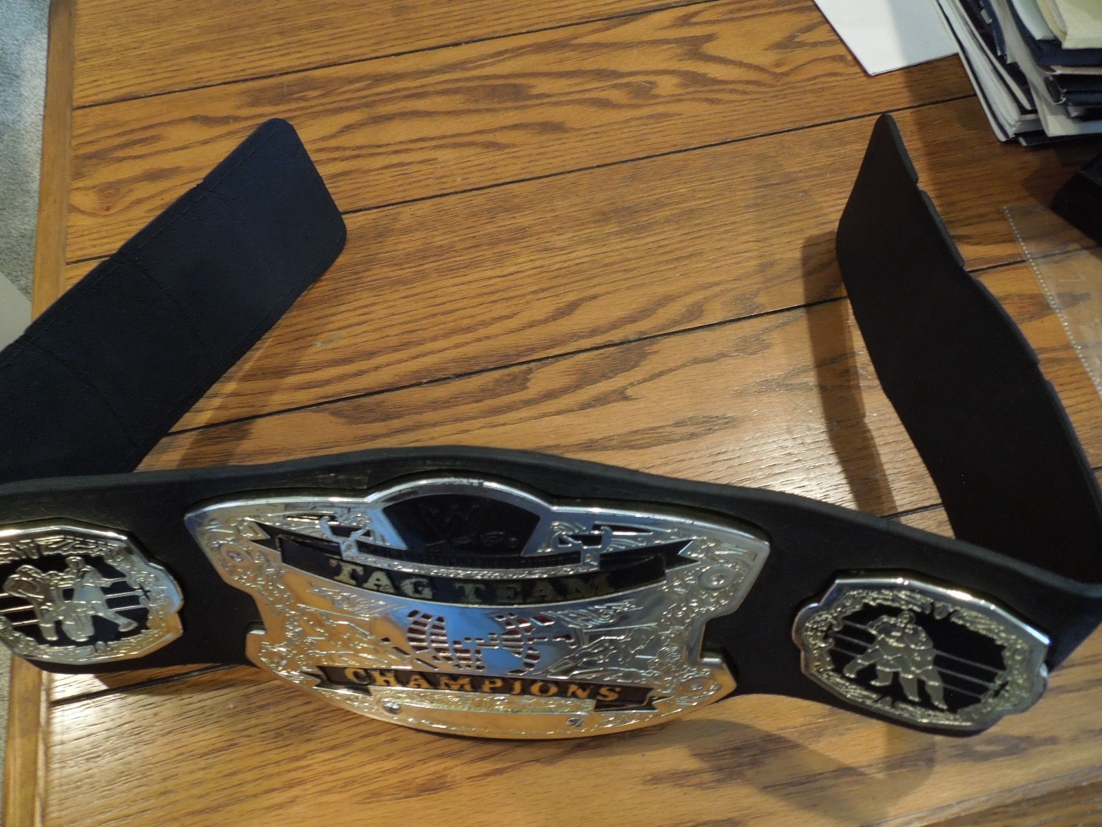 Jakks 2005 WWE Raw Classic Tag Team Kids Championship Replica Belt