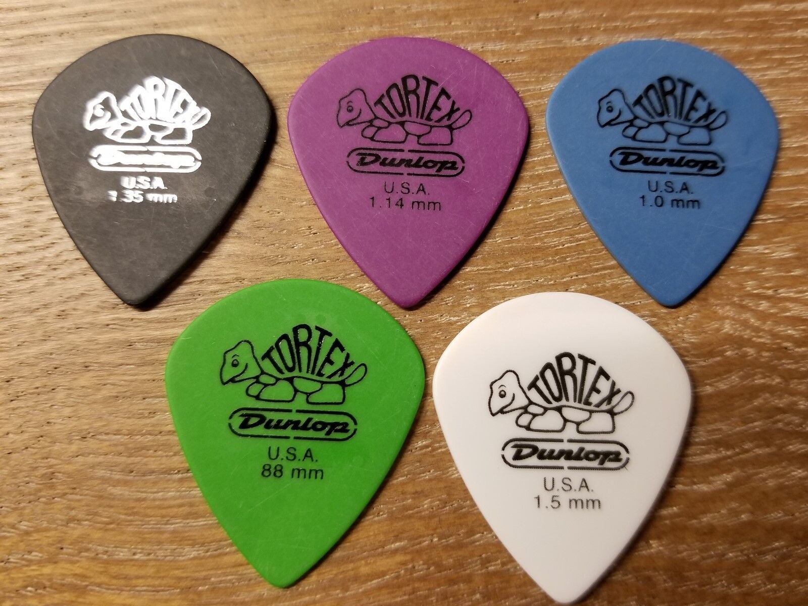 Dunlop Tortex Jazz III XL 5 Picks .88,1.0,1.14,1.35,1.5mm | eBay Dunlop Tortex Jazz III XL 5 Picks .88,1.0,1.14,1.35,1.5mm | eBay