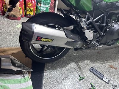 KAWASAKI NINJA H2 SX 2021-2023 Exhaust AKRAPOVIC Titanium S