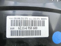 BMW E61 530d 04-07 3,0d 160KW Kombiinstrument Tacho BMW E61 530d 04-07 24.01.2005 62116958600 6958600 6934312... Vorschau 5