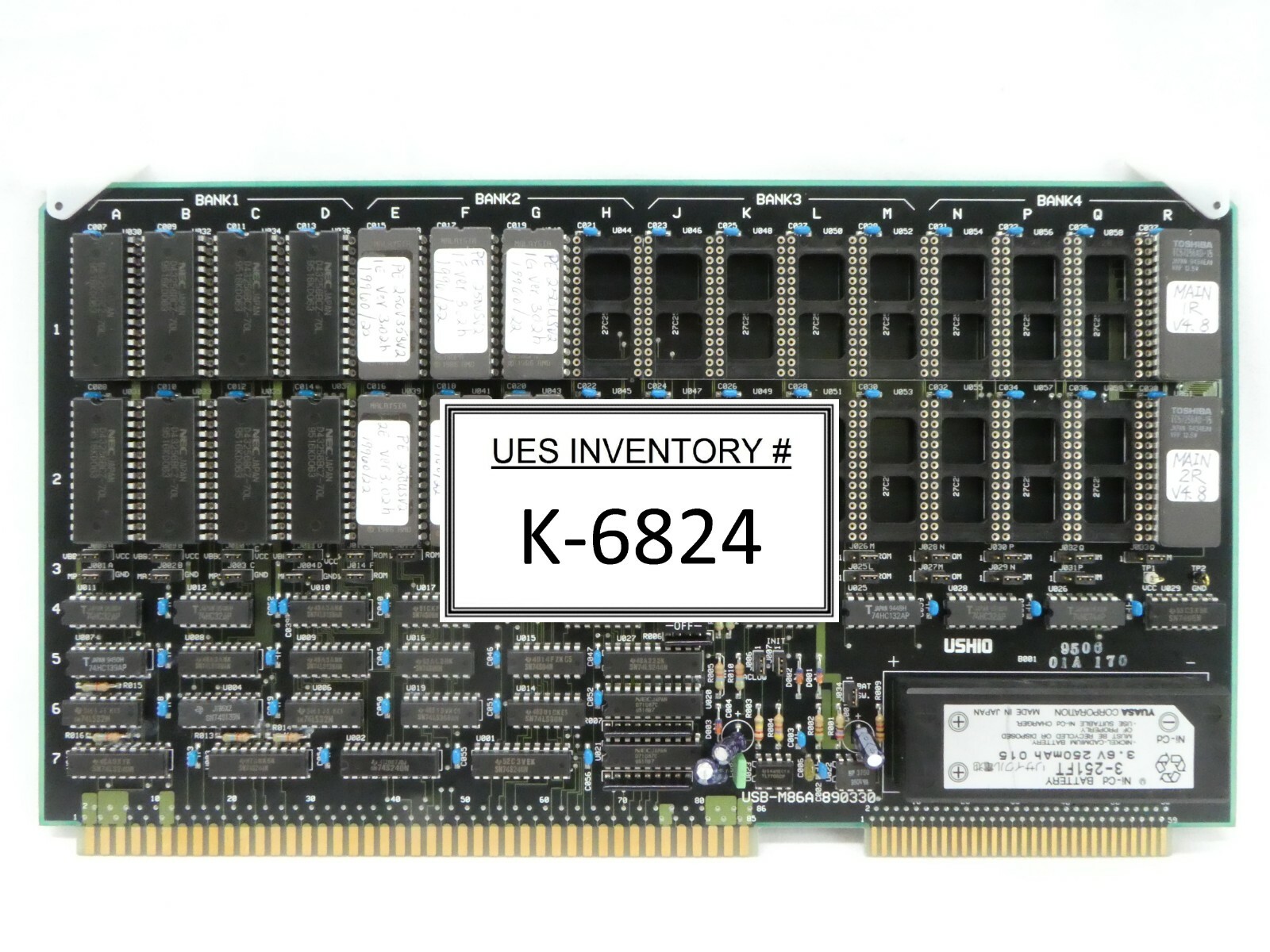 Ushio 890330 USB-M86A PCB Card A102 9150 90S DUV Lithography
