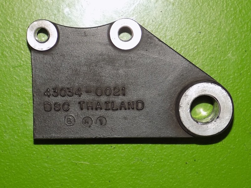 08 09 10 11 12 Kawasaki EX250 R OEM 43034-0021 rear brake caliper mount holder