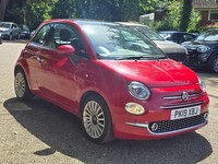 2019 Fiat 500 1.2 Lounge Euro 6 (s/s) 3dr Hatchback Petrol Manual