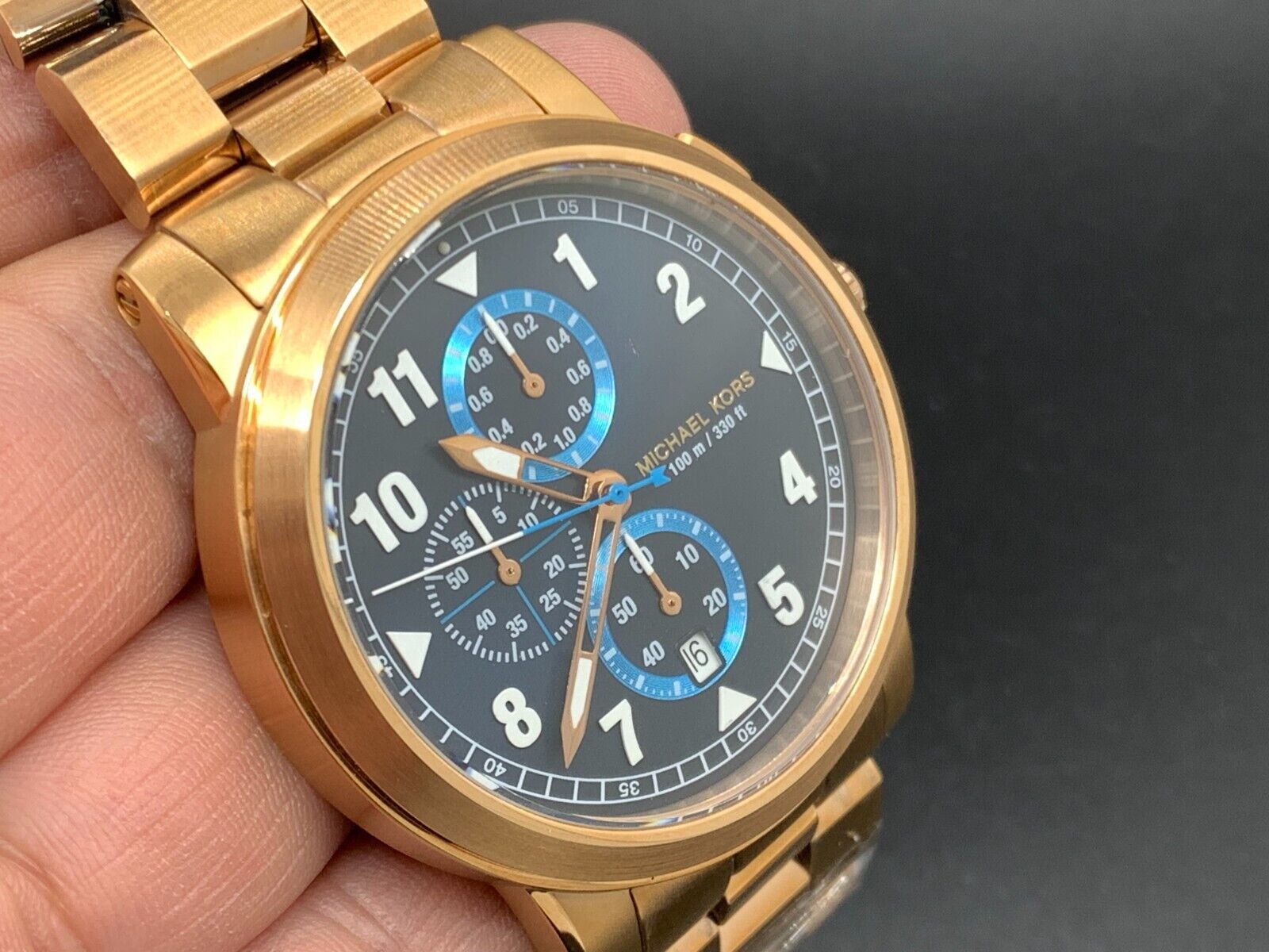 MICHAEL KORS MK-8550 CHRONOGRAPH DATE 10 ATM S/S QUARTZ MICHAEL KORS MK-8550 CHRONOGRAPH DATE 10 ATM S/S QUARTZ