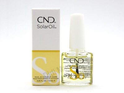 CND Essentials SOLAR OIL Nail Cuticle Conditioner Treatment .25 oz NEW BOTTLE