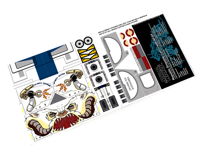 REPLACEMENT STICKERS for STAR WARS Set 10195 REPUBLIC GUNSHIP AT