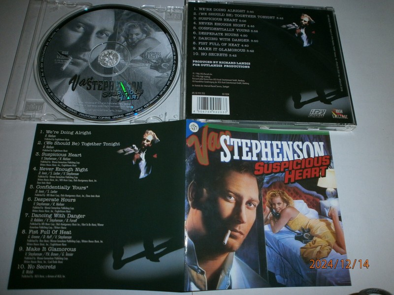 Van Stephenson: Suspicious Heart (1986, High Vaultage Germany 1996)