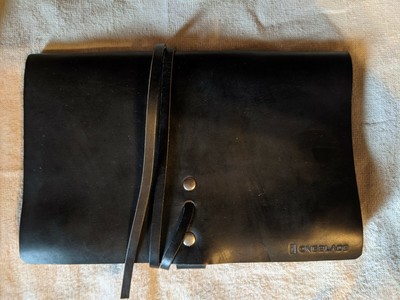 black leather dopp kit