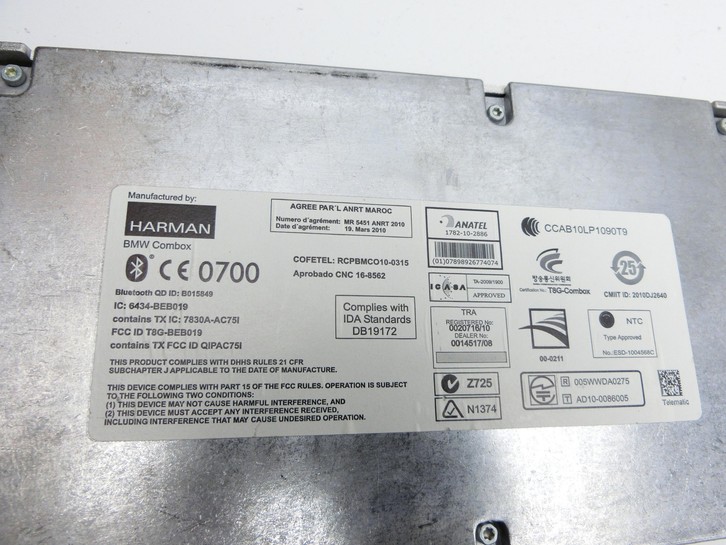 BMW X1 E84 X18D 09-12 Verstärker Endstufe für Soundsystem BMW X1 E84 X18D 09-12 21.01.2015 84109257161 9257161... Bild 6