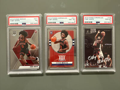 3 Coby White PSA 10 8 7 Luminance Mosaic Chronicles Hometown Heroes RC