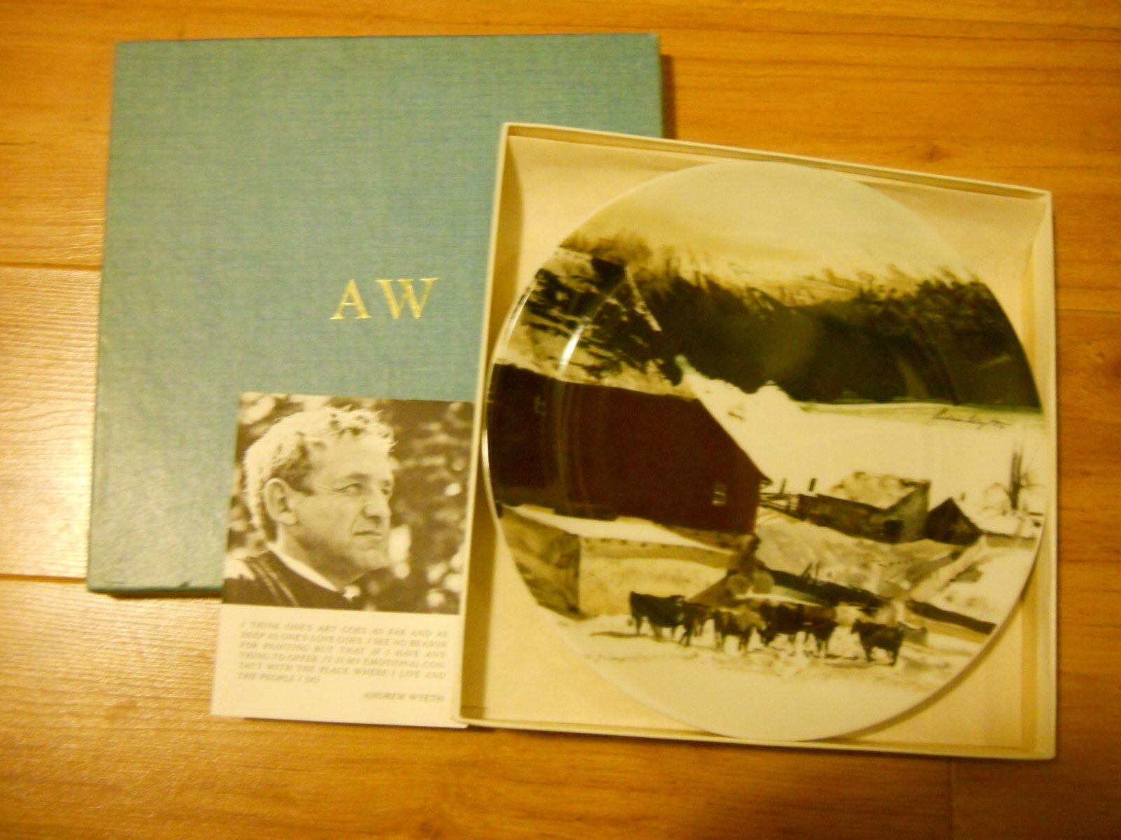 The Andrew Wyeth Plate for Georg Jensen The Kuerner Farm (1971) $9.99