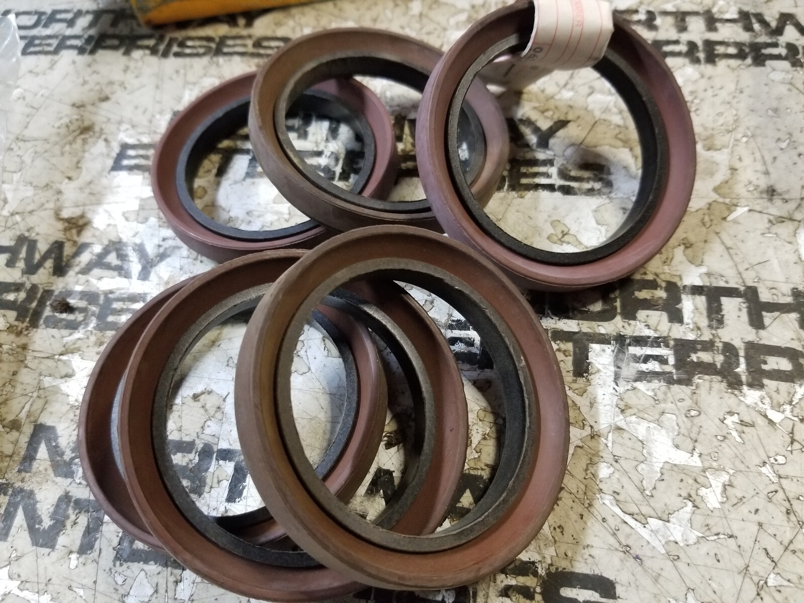 LOT OF 6 PC - CATERPILLAR 8E-9648 SEAL 8E9648 - Picture 2 of 4