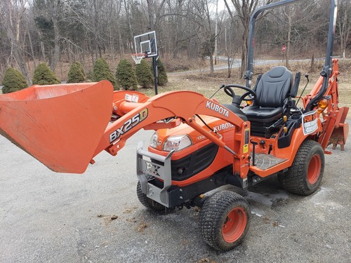 2017 Kubota BX 25D Front Loader, BackHoe With Only 110 hrs Garage Kept