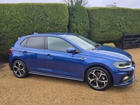 VOLKSWAGEN POLO 1.5 TSI (150) R-LINE (s/s) AUTOMATIC - 5 DOOR - 2019 - BLUE