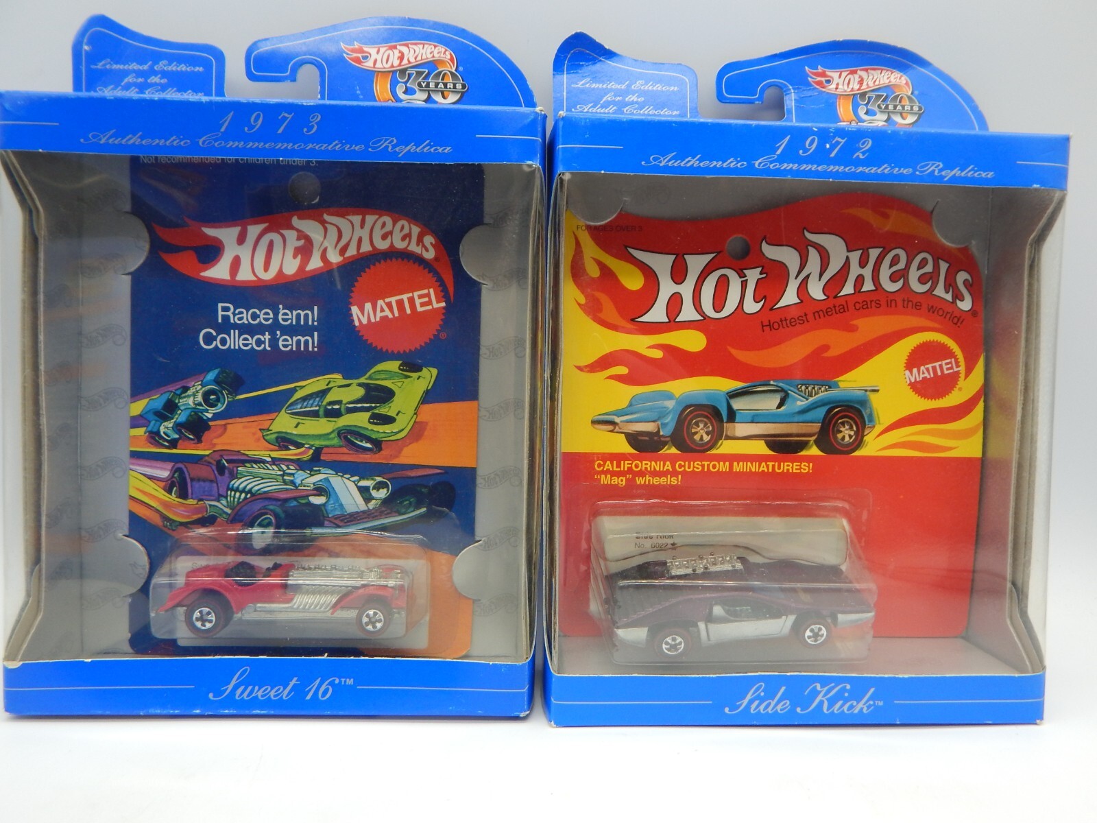 1997 1:64TH Hot Wheels 30th Year Anniversary PACK OF 2 NEW