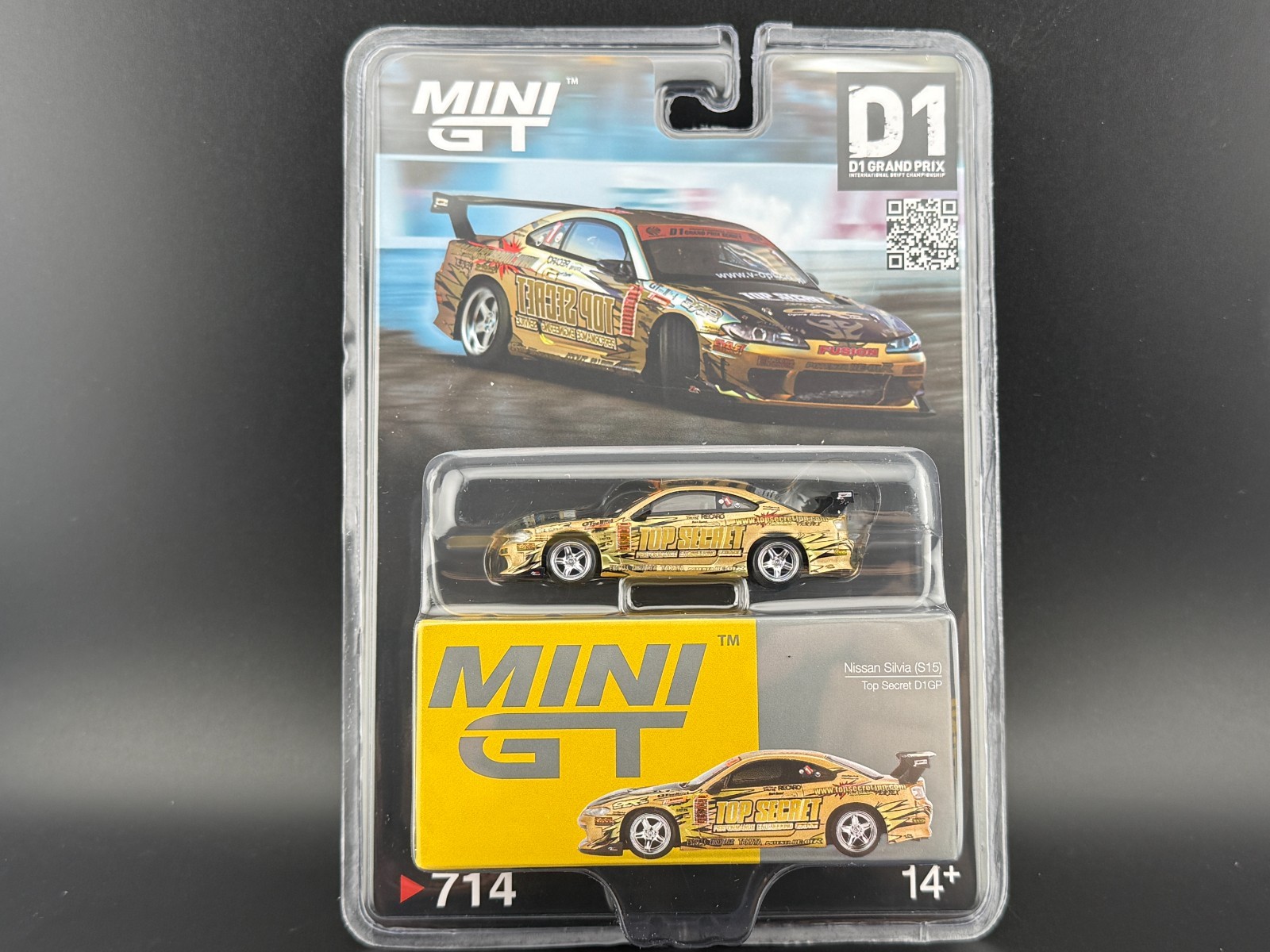 MINI GT SILVIA S15 ゴールド HARAJUKU 6 Spoke MINI GT LB-Super Silhouette Nissan Silvia S15 Type 1 LBWK 1