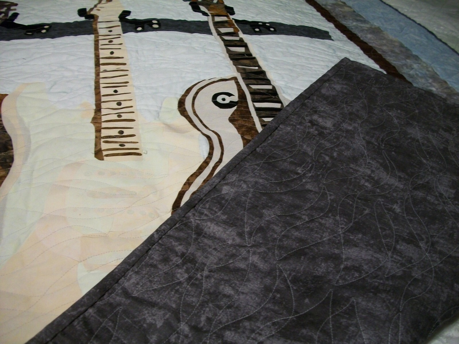 Guitar Quilt Hand Made