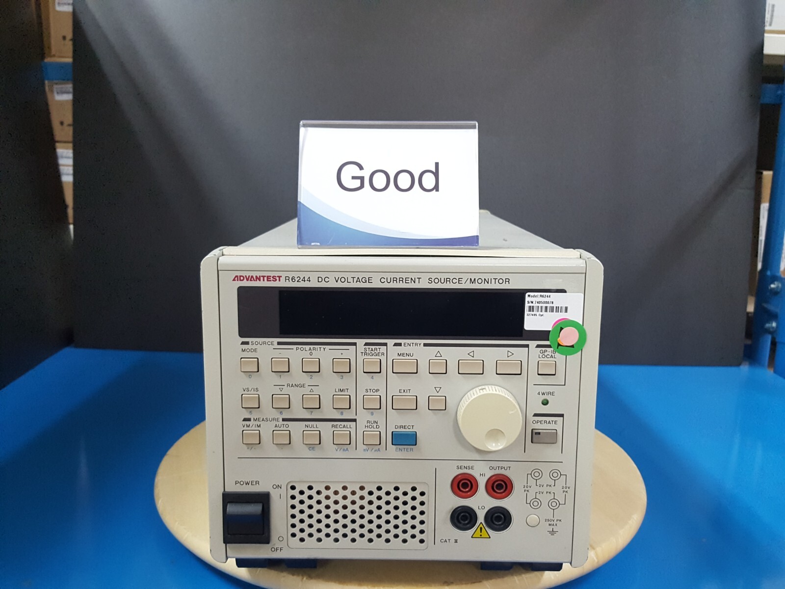 Advantest R6244: DC Voltage Current Source/Monitor (0078) | eBay Advantest R6244: DC Voltage Current Source/Monitor (0078) | eBay