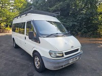 FORD TRANSIT 2.4 TDCI 350 LWB 15 SEATED MINI BUS LOW MILES 59K EX SCHOOL BUS