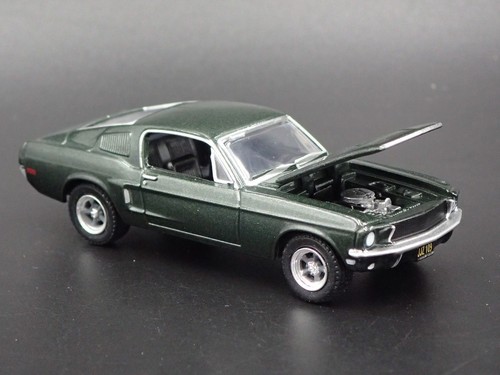 1968 68 FORD MUSTANG GT MCQUEEN BULLITT 1/64 SCALE COLLECTIBLE DIECAST MODEL CAR 1968 68 FORD MUSTANG GT MCQUEEN BULLITT 1/64 SCALE COLLECTIBLE DIECAST MODEL CAR
