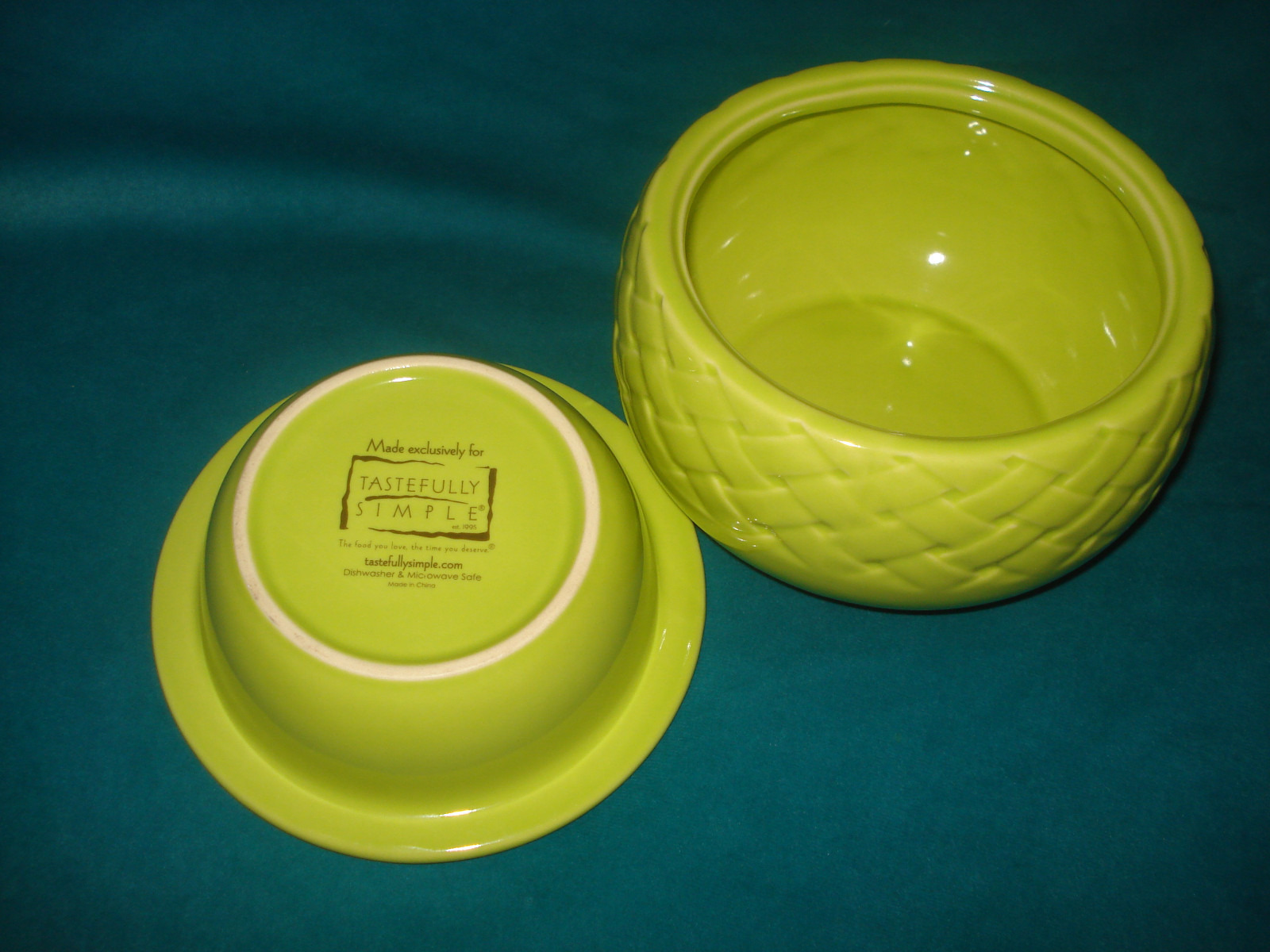 Vntg Never Used Warming Pot Room Scenter Tea Light Ceramic 