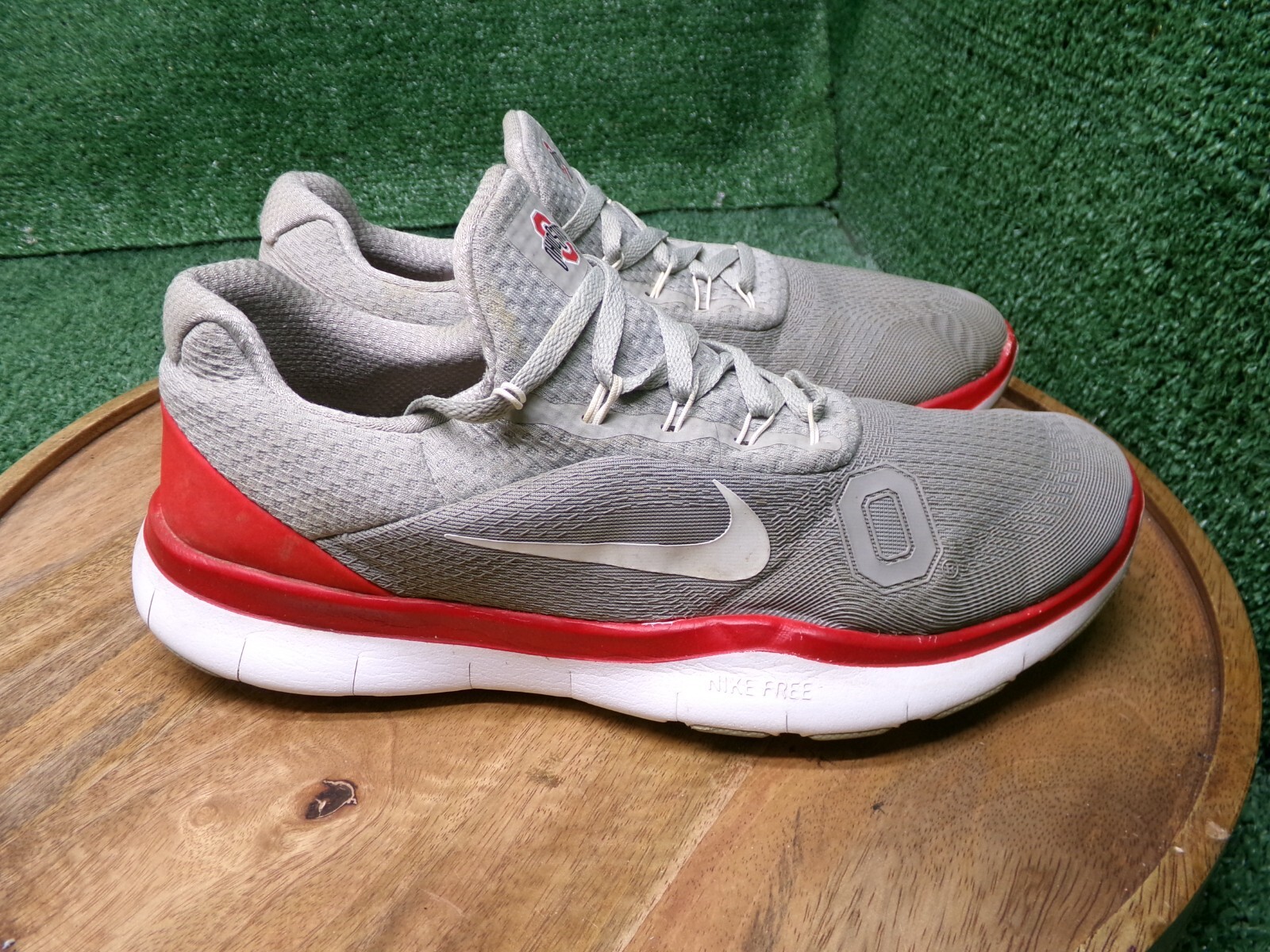 Nike Mens Free Trainer V7 OSU Ohio State Gray Running Shoes Size 8 898049 002 eBay