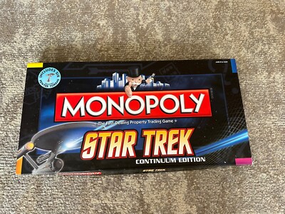 Star Trek Continuum Edition Monopoly  Board Game Parker Brothers