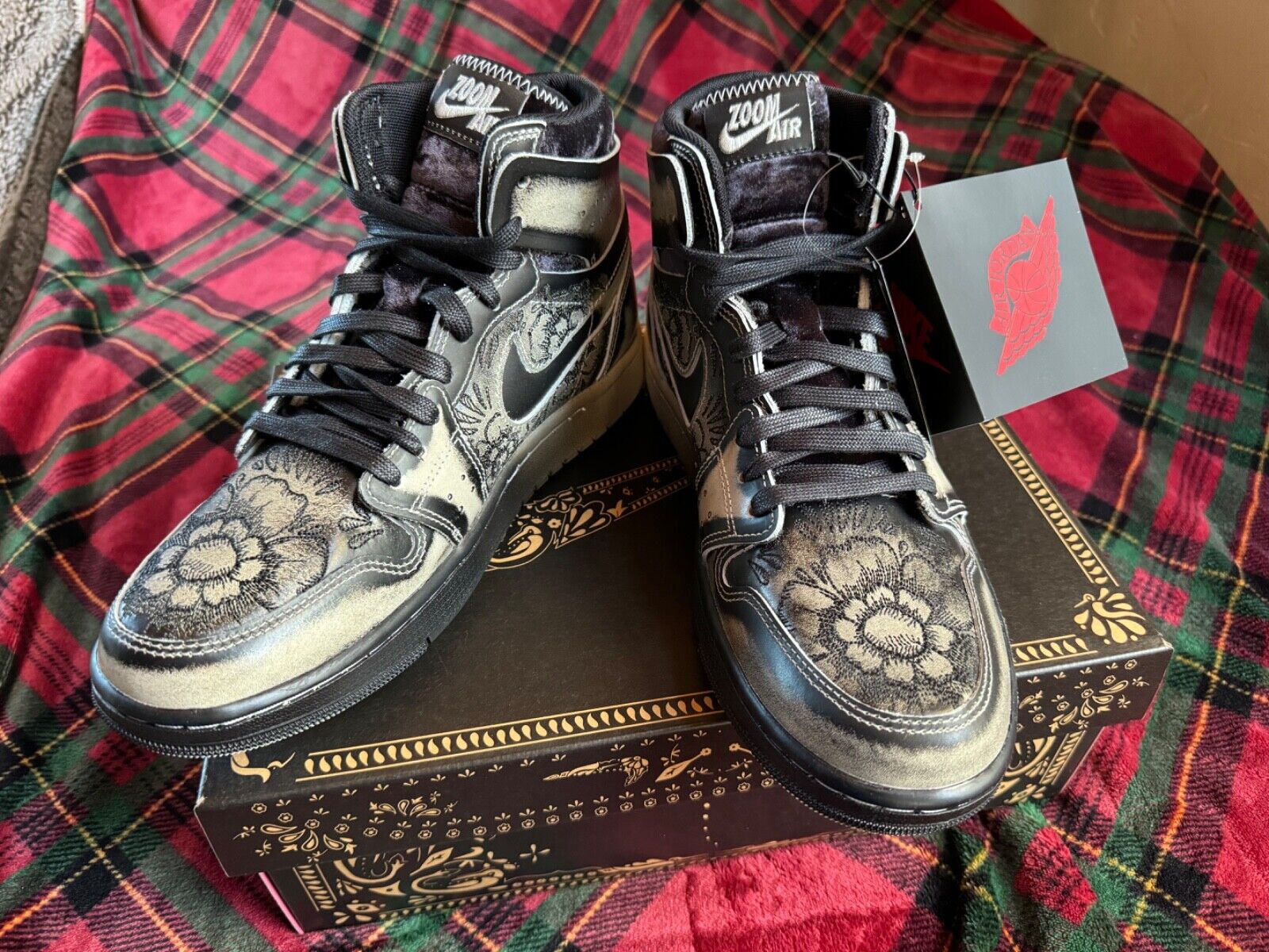 New Air Jordan 1 Zoom Comfort 2 High Día De Muertos 10 M New Air Jordan 1 Zoom Comfort 2 High Día De Muertos 10 M